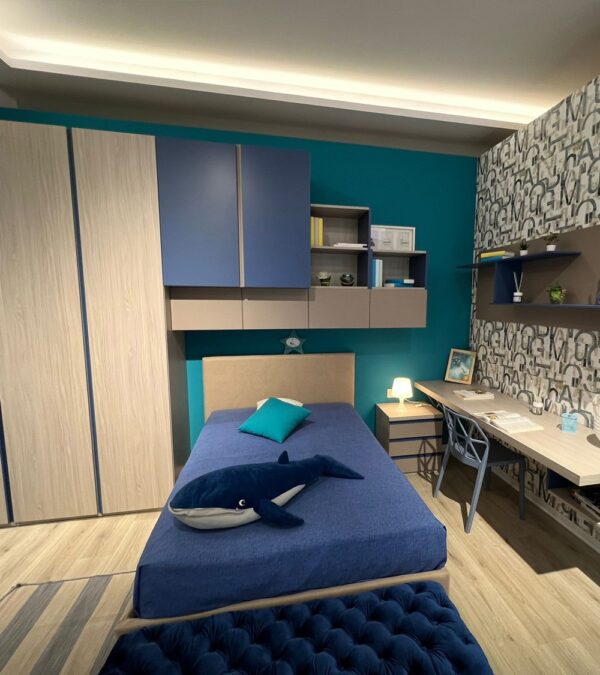 Cameretta Blu Wave