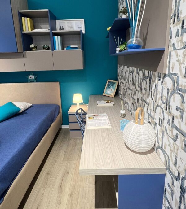 Cameretta Blu Wave