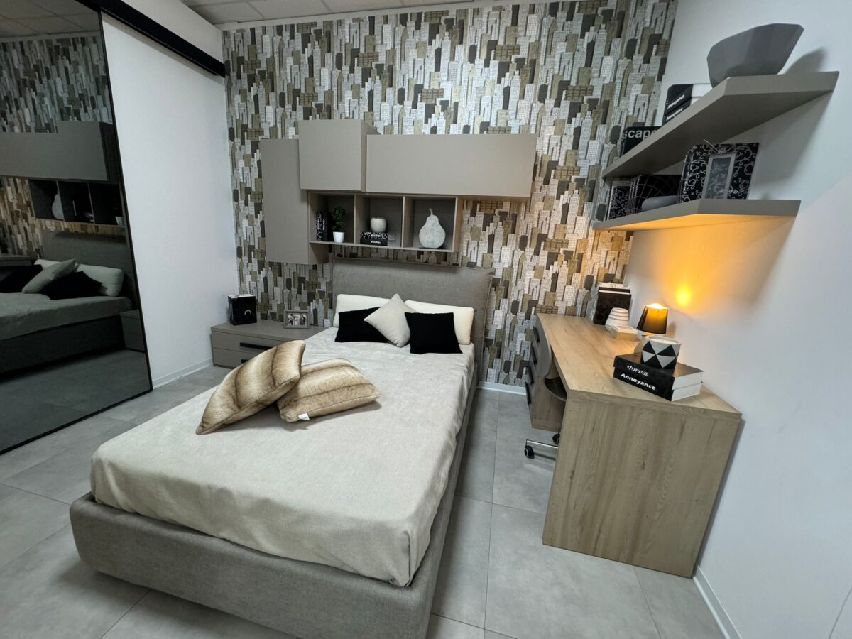 Cameretta con letto contenitore BUONANOTTE in Pronta Consegna in Pronta Consegna
